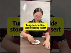 स्टोन कटिंग मशीन के लिए 12.7 * 12.7 * 6.5 मिमी टंगस्टन कार्बाइड स्क्वायर चेन सॉ इंसर्ट